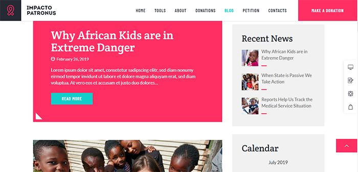 A Number of Blog Layouts