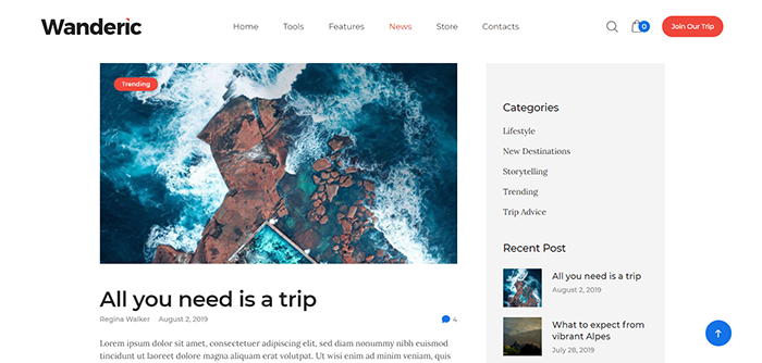 Advanced Blogging Features
